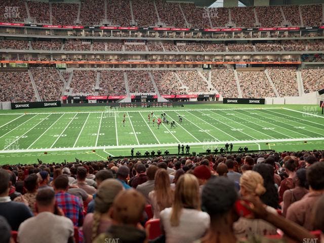 Mercedes-Benz Stadium - Section Club 111 Seat View