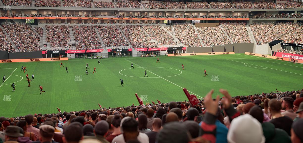 Mercedes-Benz Stadium - Section Club 112 Seat View