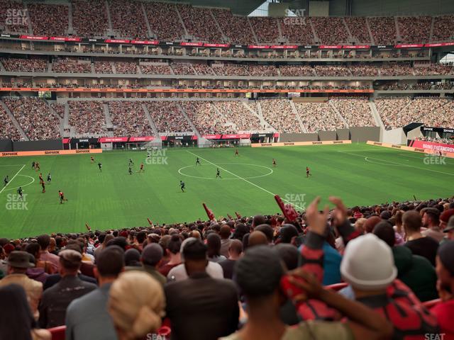 Mercedes-Benz Stadium - Section Club 112 Seat View