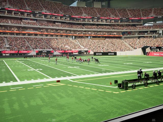 Mercedes-Benz Stadium - Section Club 112 Seat View