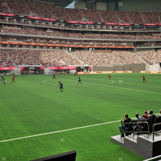 Mercedes-Benz Stadium - Section Club 112 Seat View