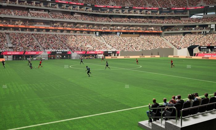 Mercedes-Benz Stadium - Section Club 112 Seat View