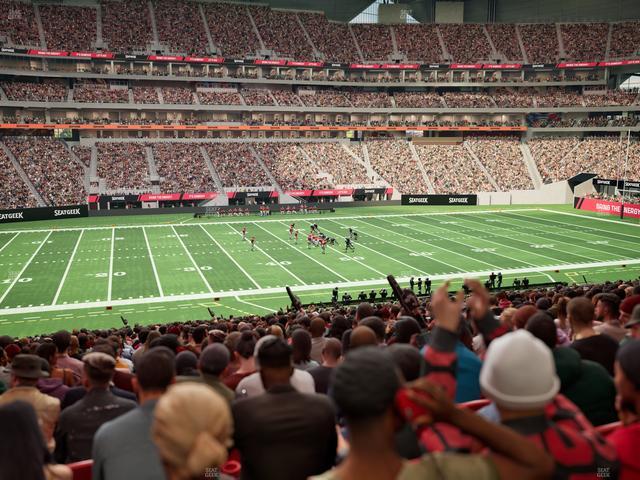 Mercedes-Benz Stadium - Section Club 112 Seat View