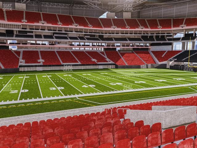 Mercedes-Benz Stadium - Section Club 112 Seat View