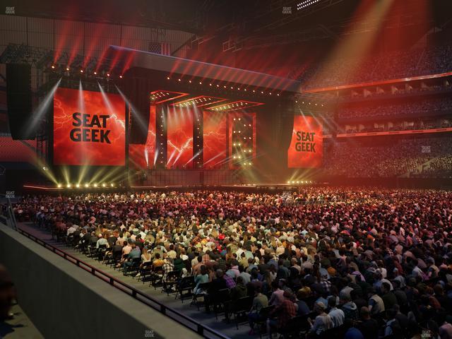 Mercedes-Benz Stadium - Section Club 126 Seat View