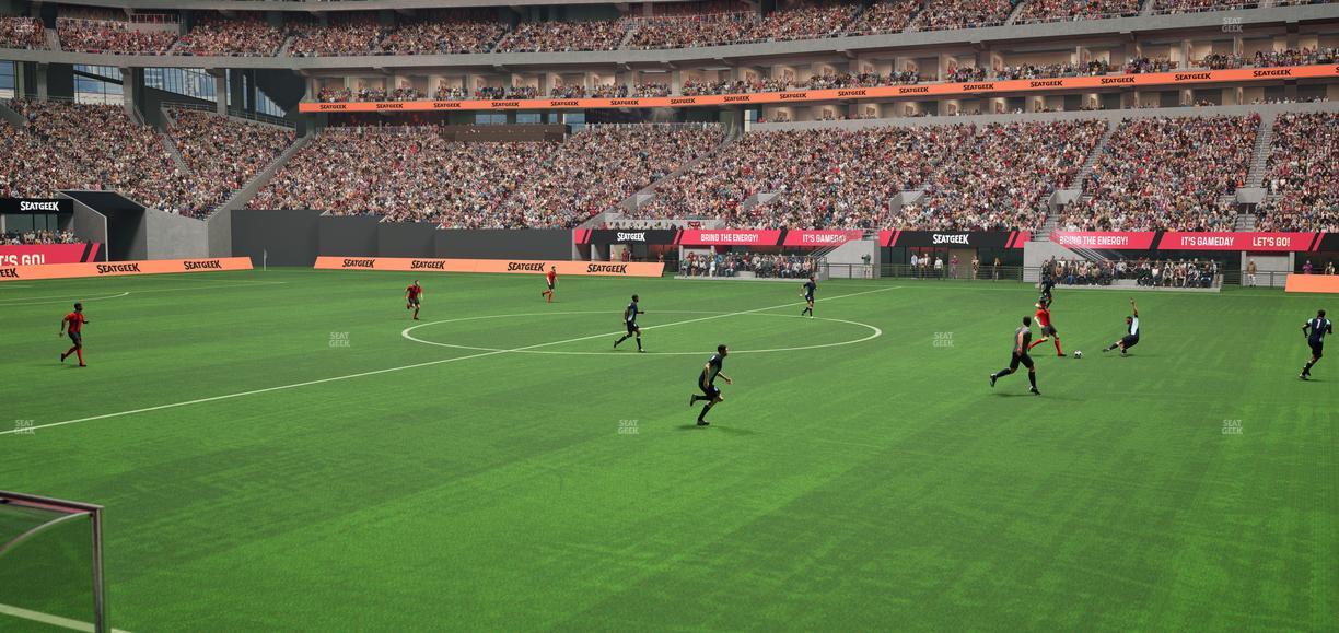 Mercedes-Benz Stadium - Section Club 126 Seat View