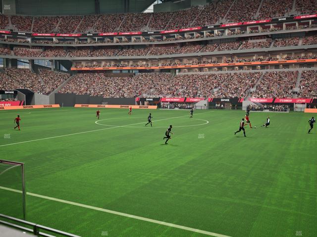 Mercedes-Benz Stadium - Section Club 126 Seat View