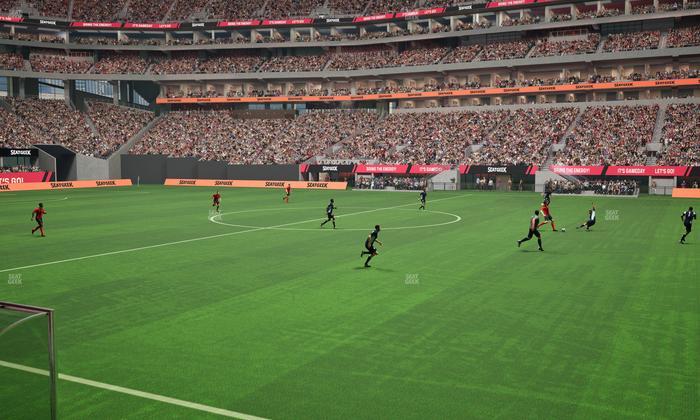 Mercedes-Benz Stadium - Section Club 126 Seat View