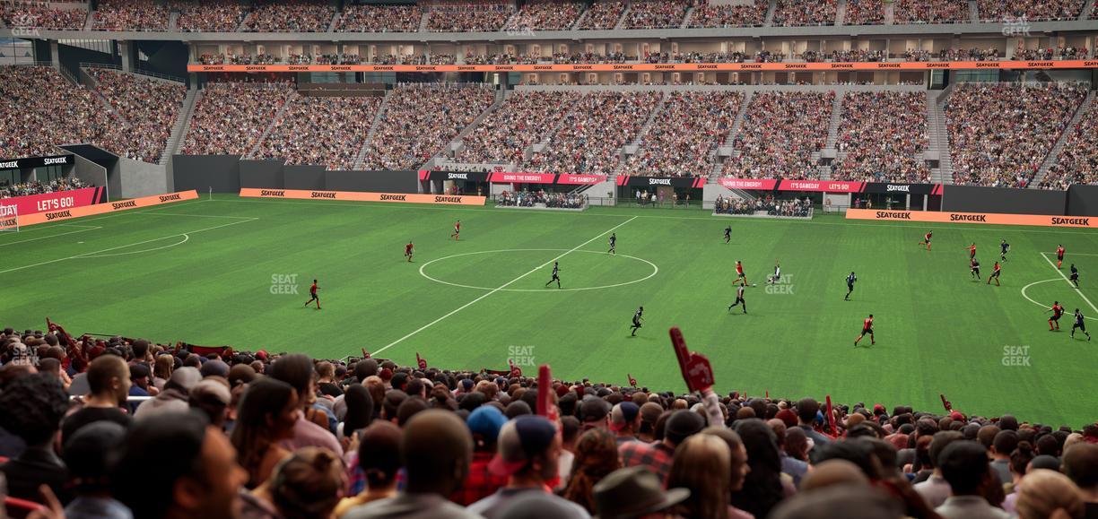 Mercedes-Benz Stadium - Section Club 126 Seat View