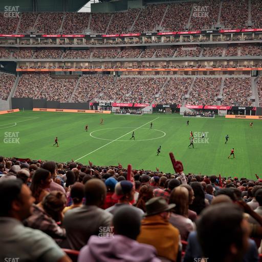 Mercedes-Benz Stadium - Section Club 126 Seat View