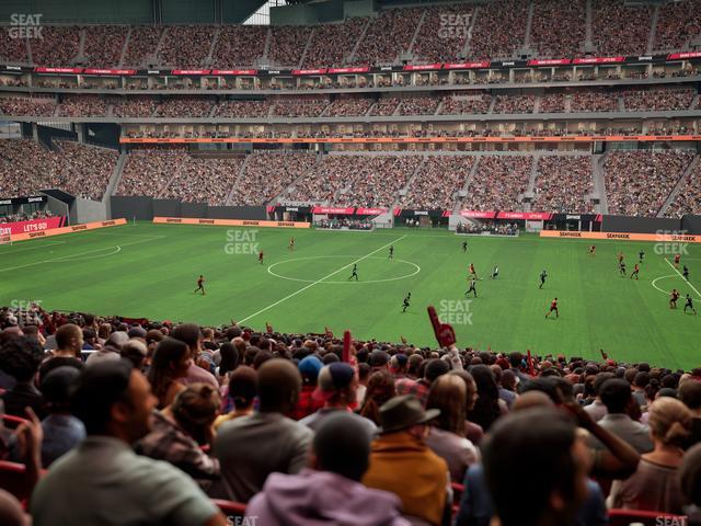 Mercedes-Benz Stadium - Section Club 126 Seat View