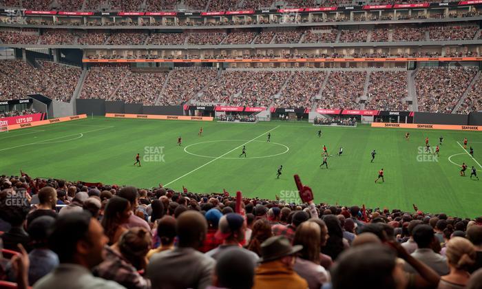 Mercedes-Benz Stadium - Section Club 126 Seat View