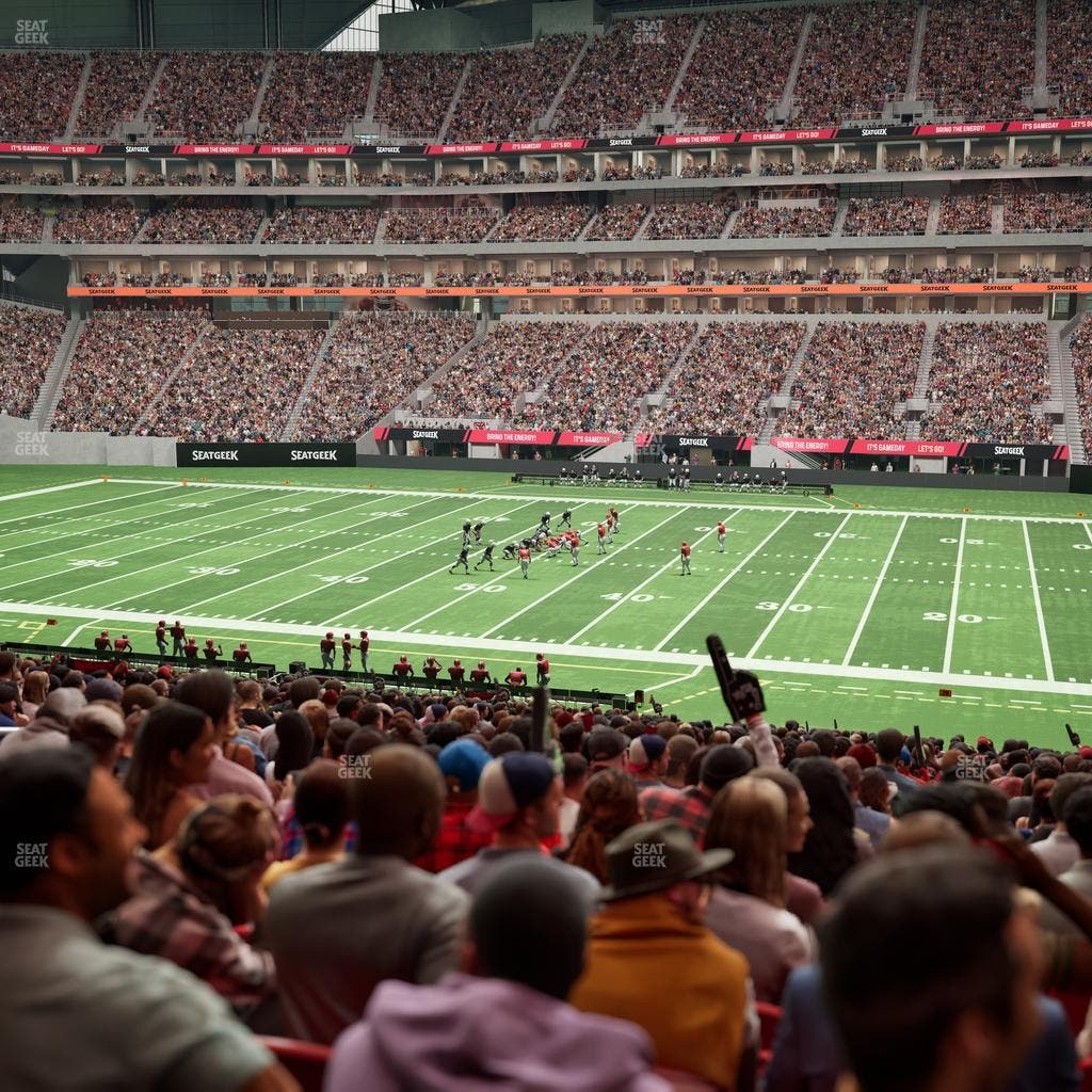 Mercedes-Benz Stadium - Section Club 126 Seat View