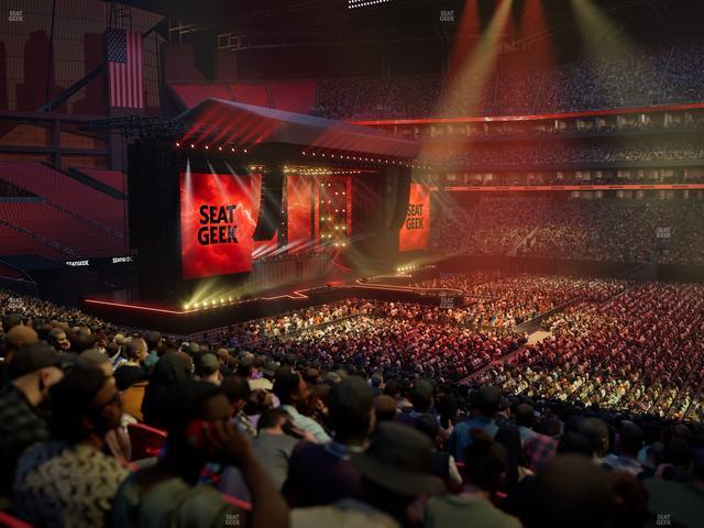 Mercedes-Benz Stadium - Section Club 127 Seat View