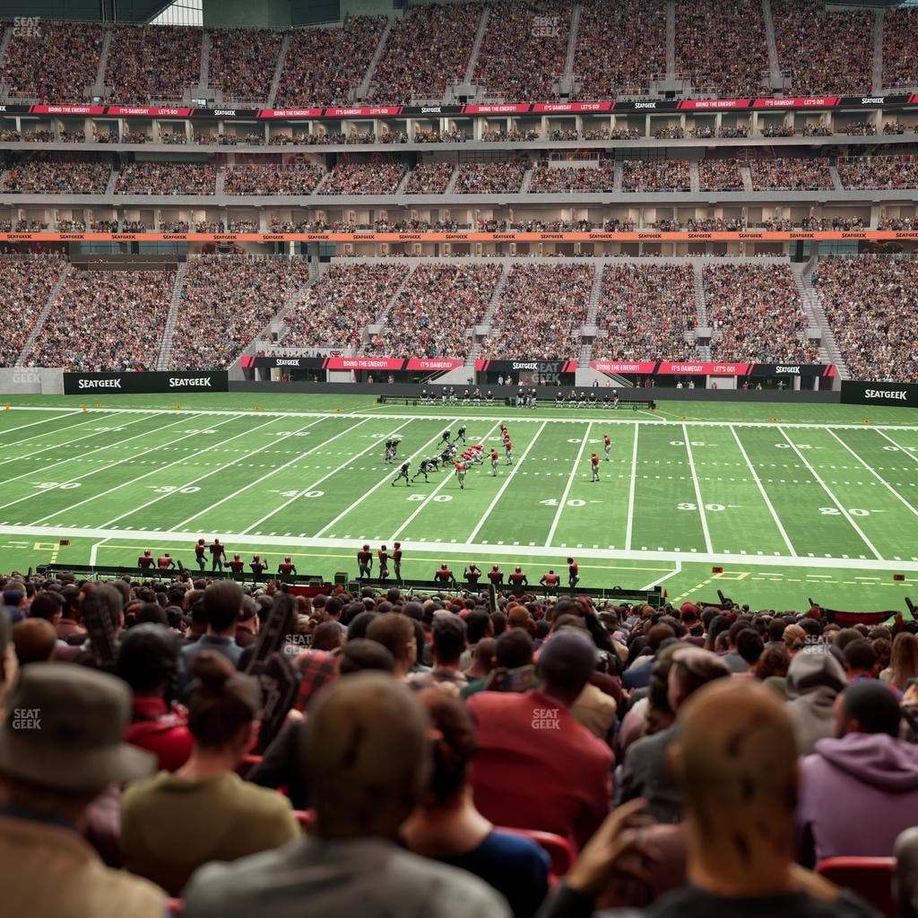 Mercedes-Benz Stadium - Section Club 127 Seat View