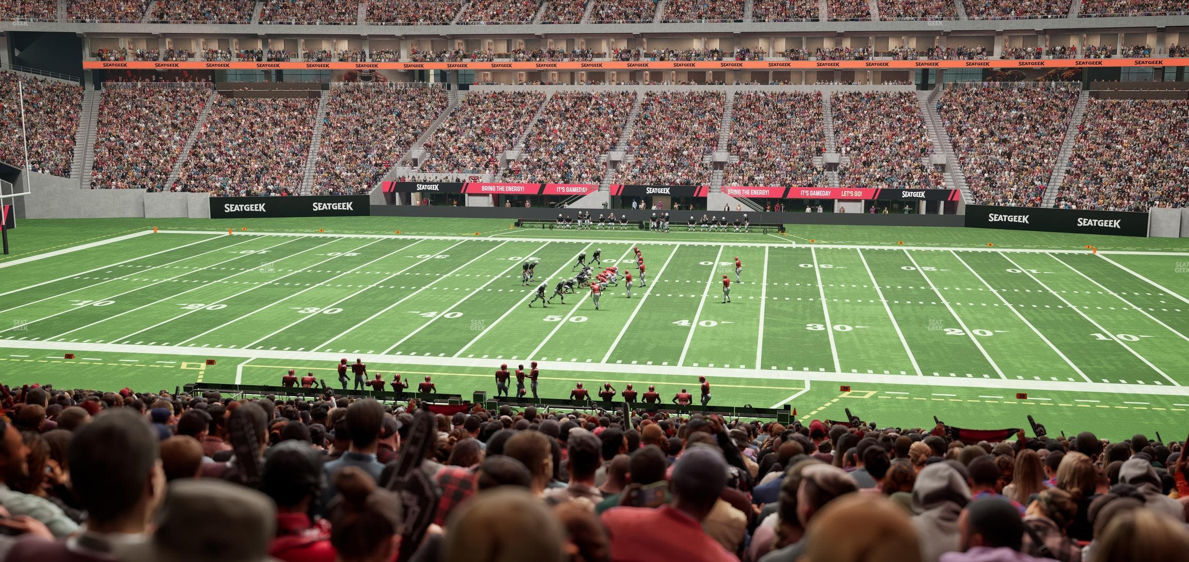 Mercedes-Benz Stadium - Section Club 127 Seat View