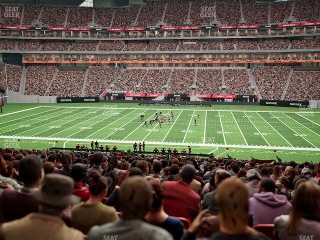 Mercedes-Benz Stadium - Section Club 127 Seat View