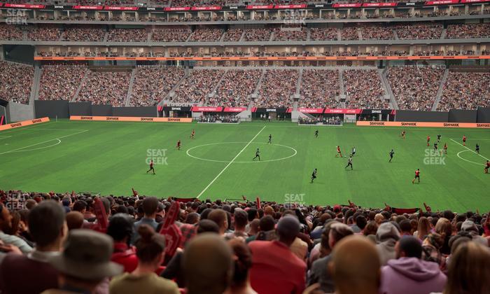 Mercedes-Benz Stadium - Section Club 127 Seat View