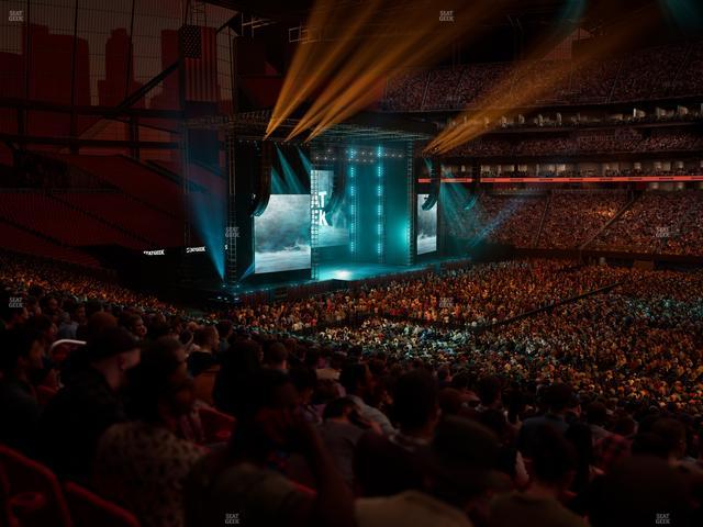 Mercedes-Benz Stadium - Section Club 127 Seat View