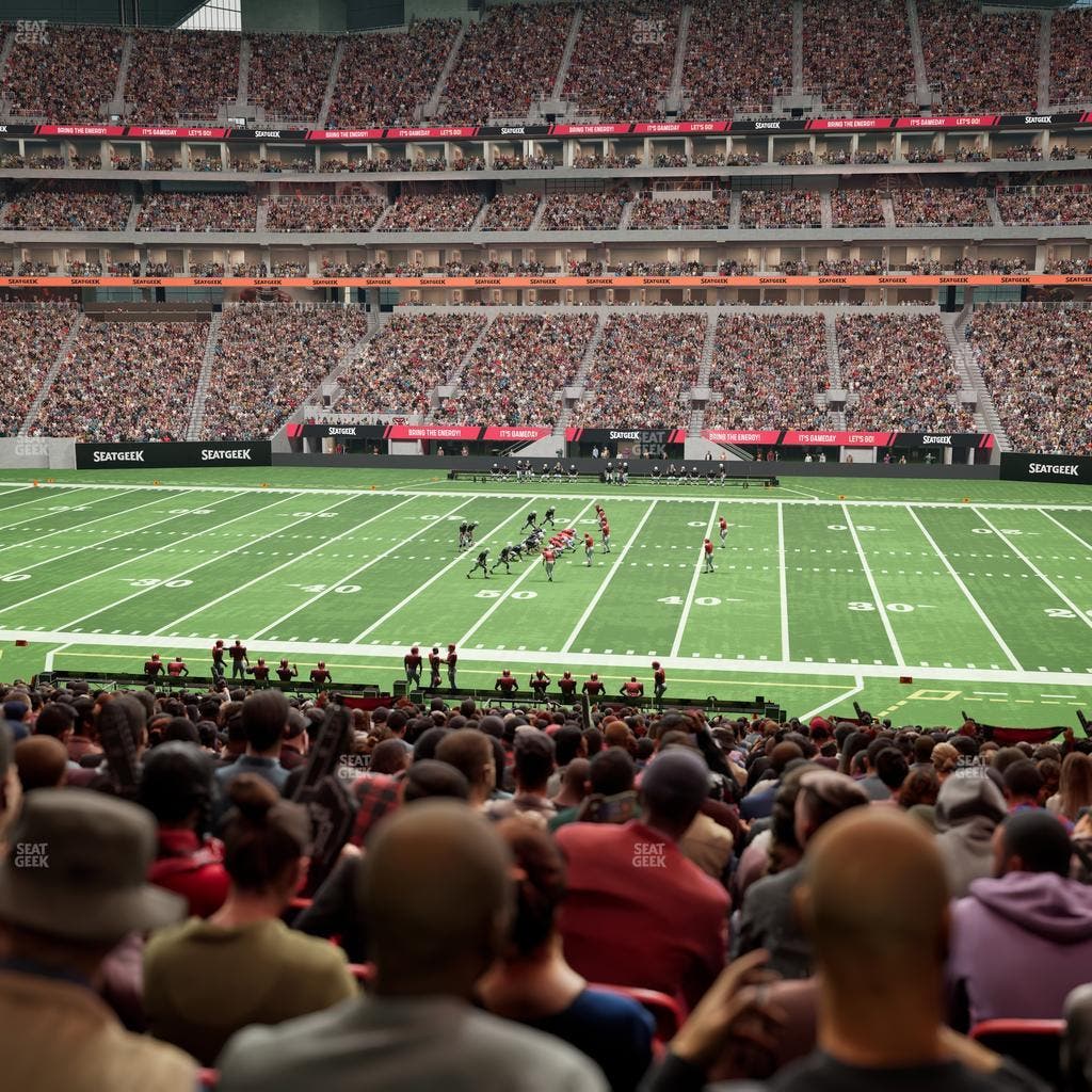 Mercedes-Benz Stadium - Section Club 127 Seat View