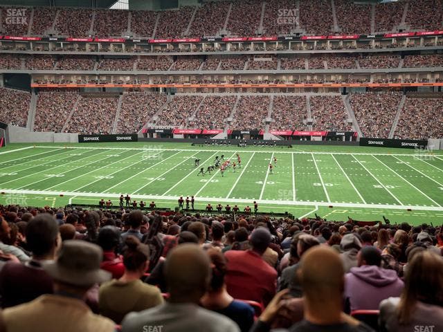 Mercedes-Benz Stadium - Section Club 127 Seat View