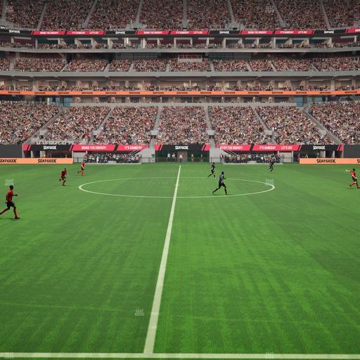 Mercedes-Benz Stadium - Section Club 128 Seat View