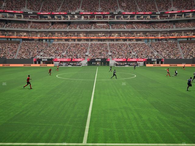 Mercedes-Benz Stadium - Section Club 128 Seat View