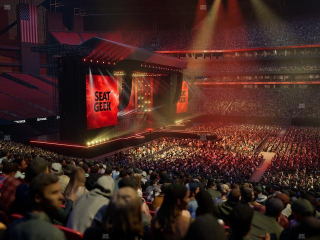 Mercedes-Benz Stadium - Section Club 128 Seat View