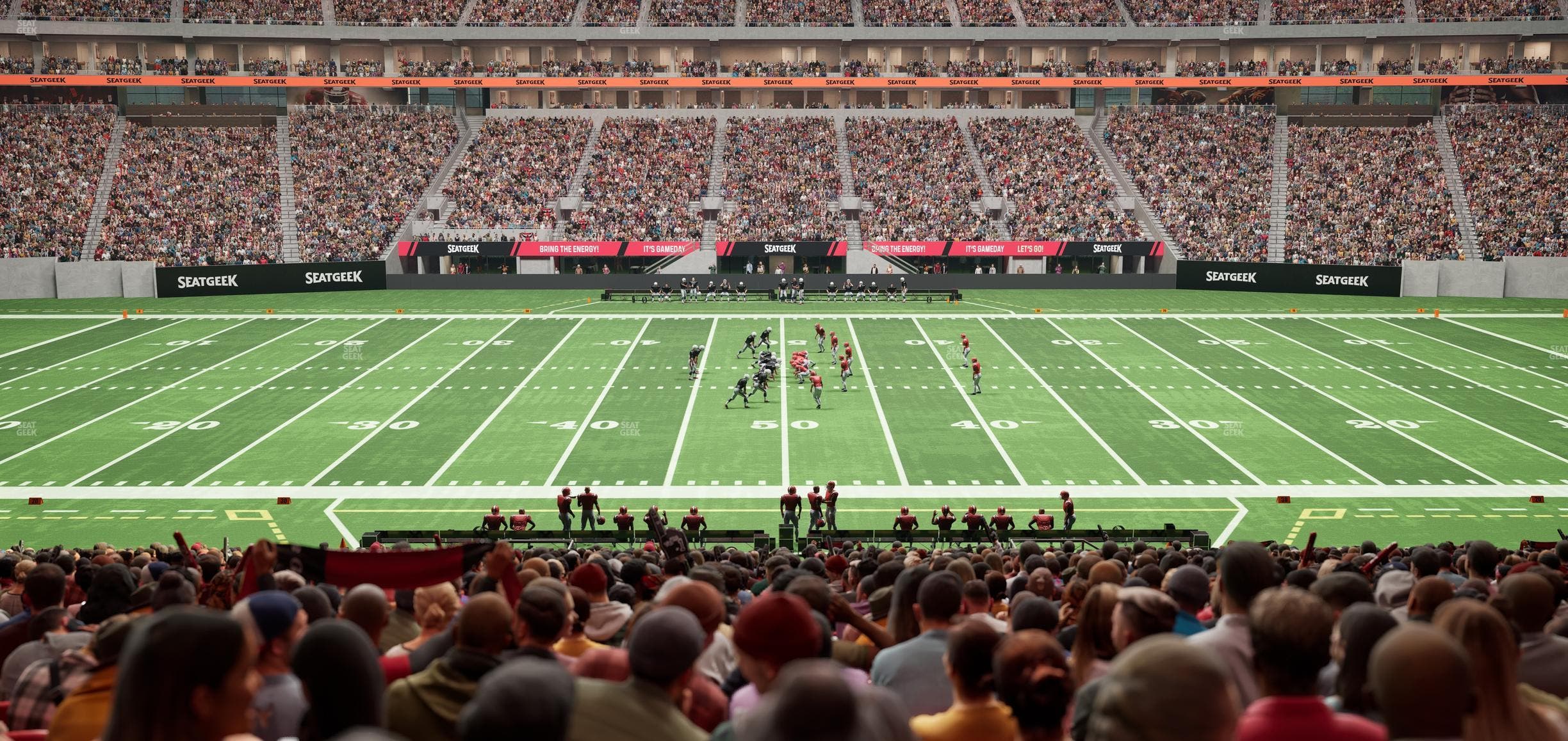 Mercedes-Benz Stadium - Section Club 128 Seat View