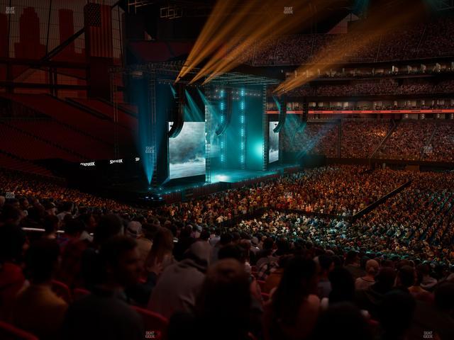 Mercedes-Benz Stadium - Section Club 128 Seat View