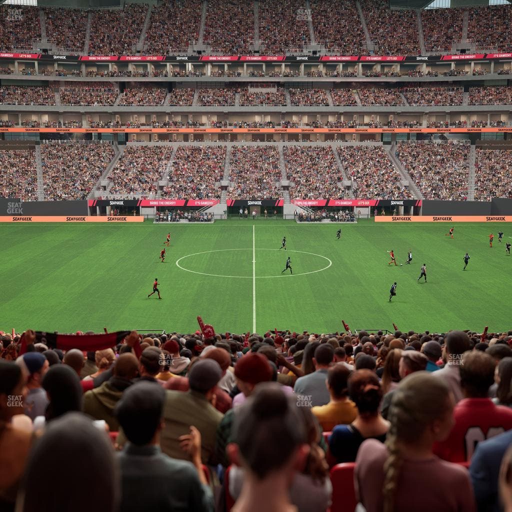 Mercedes-Benz Stadium - Section Club 128 Seat View