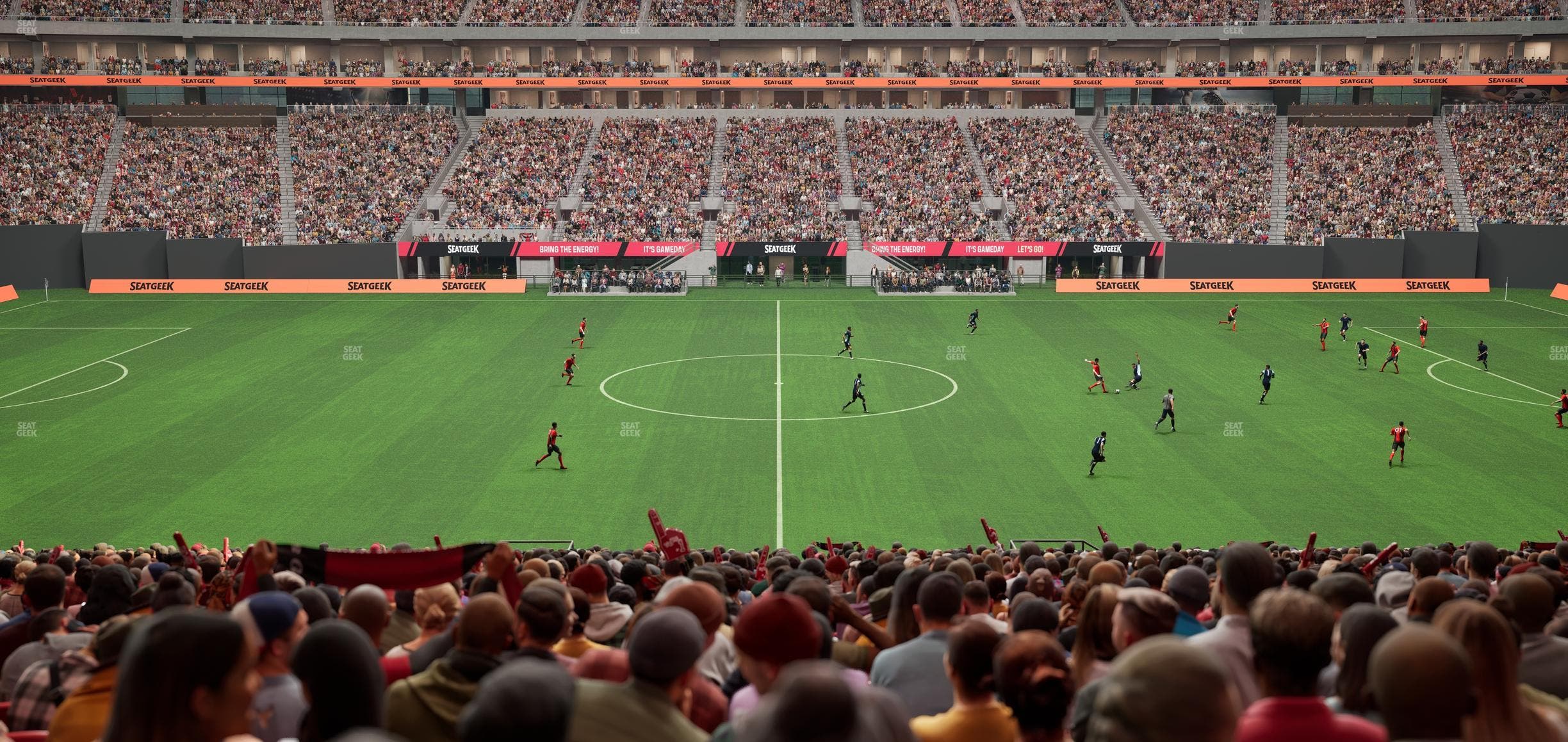 Mercedes-Benz Stadium - Section Club 128 Seat View