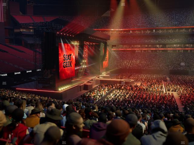 Mercedes-Benz Stadium - Section Club 129 Seat View