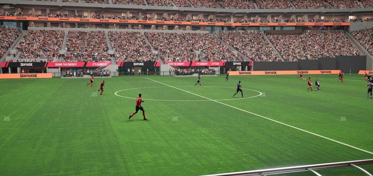 Mercedes-Benz Stadium - Section Club 129 Seat View