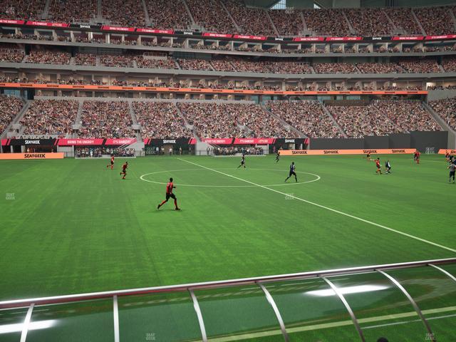 Mercedes-Benz Stadium - Section Club 129 Seat View