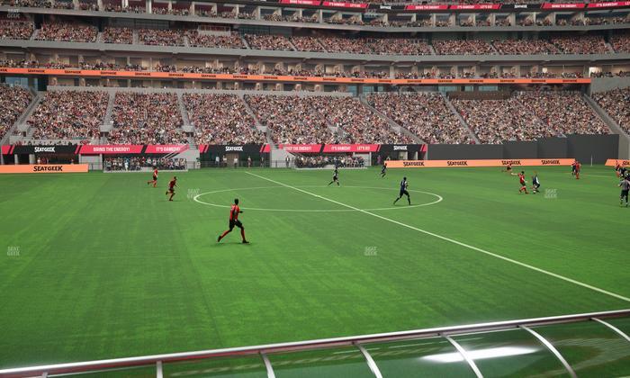 Mercedes-Benz Stadium - Section Club 129 Seat View