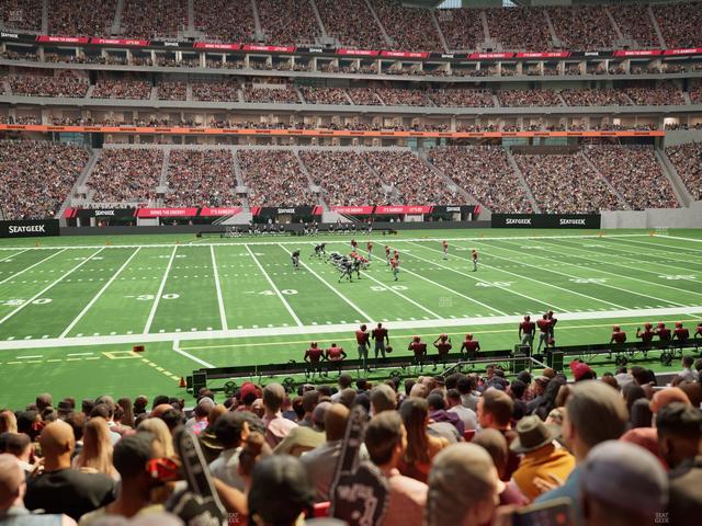 Mercedes-Benz Stadium - Section Club 129 Seat View