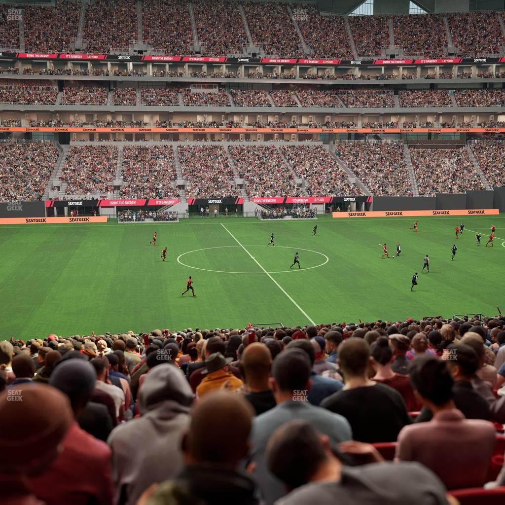 Mercedes-Benz Stadium - Section Club 129 Seat View