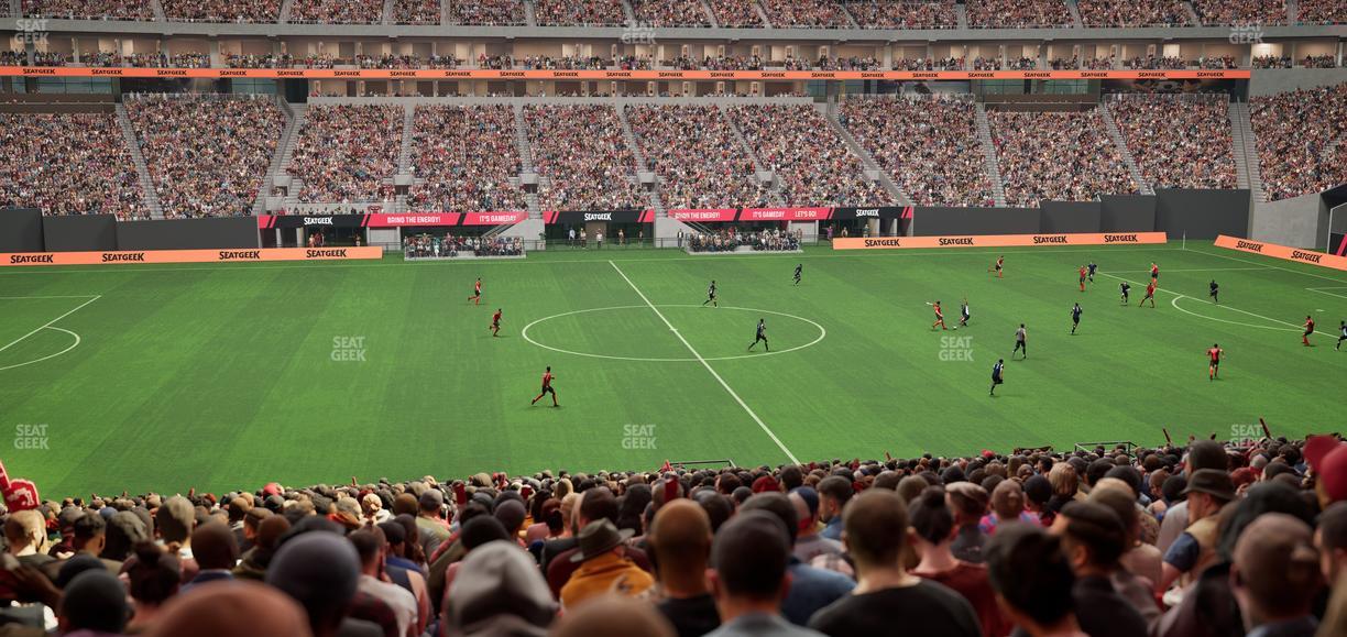 Mercedes-Benz Stadium - Section Club 129 Seat View