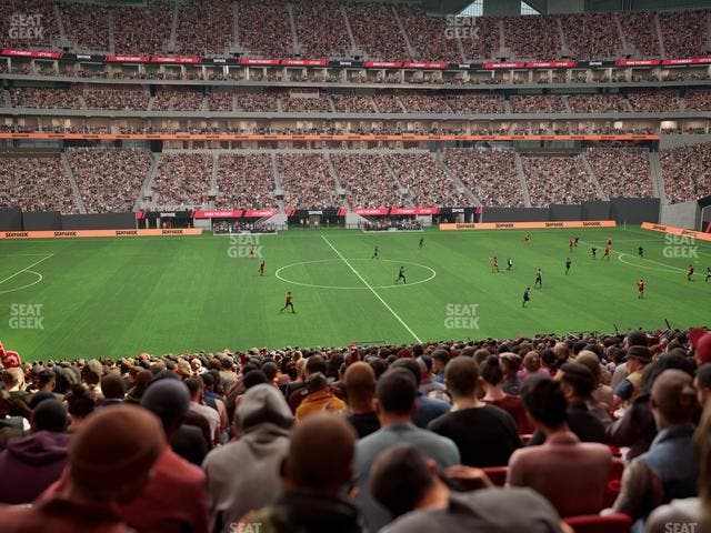 Mercedes-Benz Stadium - Section Club 129 Seat View