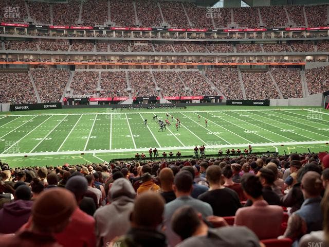 Mercedes-Benz Stadium - Section Club 129 Seat View