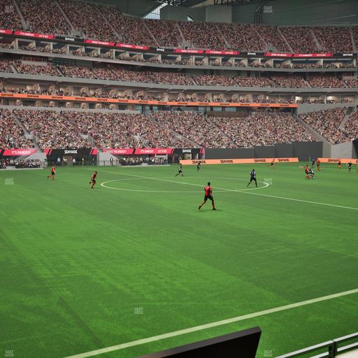 Mercedes-Benz Stadium - Section Club 130 Seat View