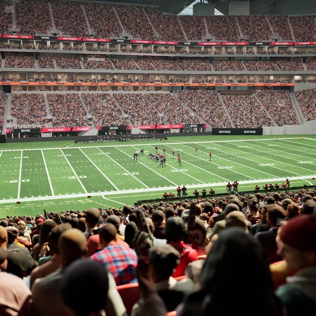 Mercedes-Benz Stadium - Section Club 130 Seat View
