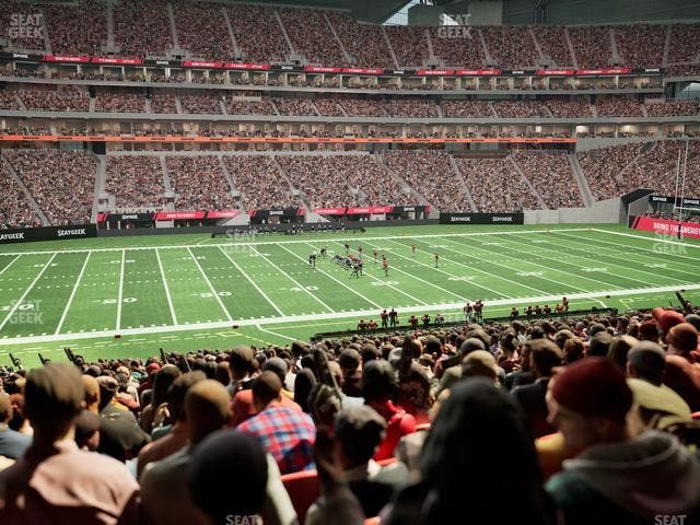 Mercedes-Benz Stadium - Section Club 130 Seat View