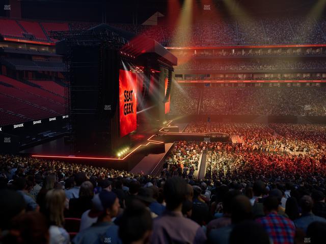 Mercedes-Benz Stadium - Section Club 130 Seat View