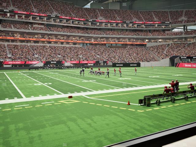 Mercedes-Benz Stadium - Section Club 130 Seat View