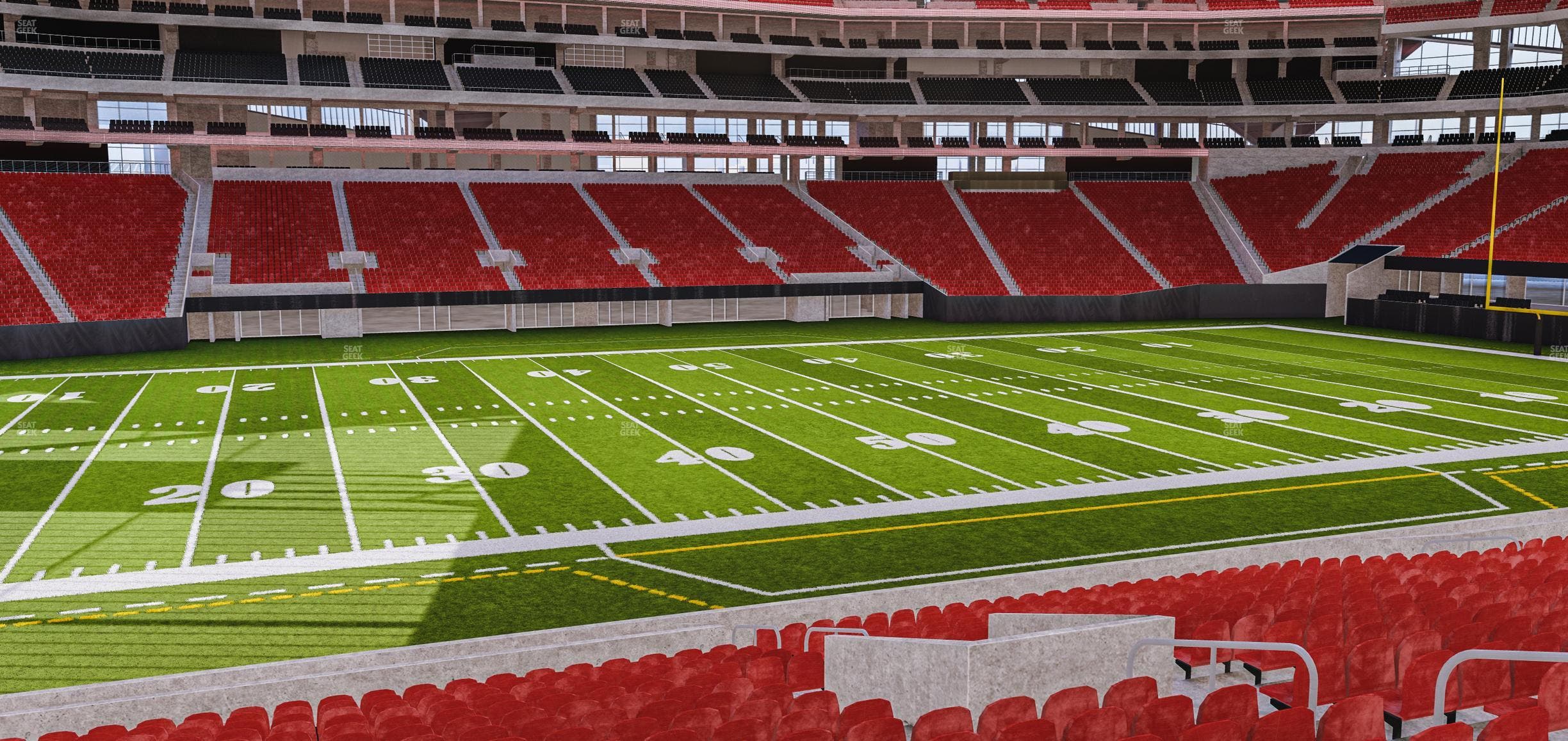 Mercedes-Benz Stadium - Section Club 130 Seat View