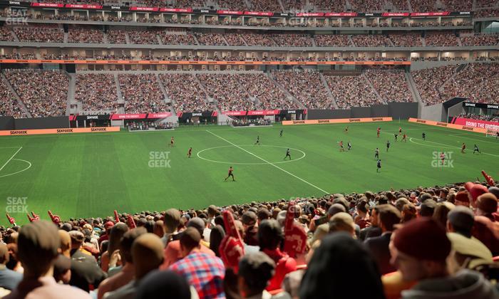 Mercedes-Benz Stadium - Section Club 130 Seat View