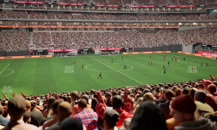 Mercedes-Benz Stadium - Section Club 130 Seat View