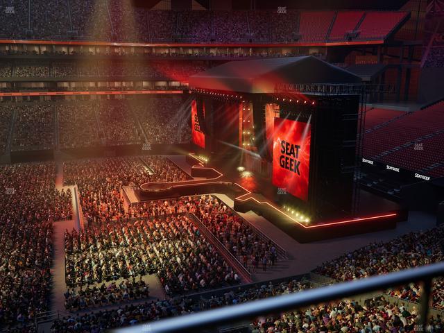 Mercedes-Benz Stadium - Section Club 210 Seat View